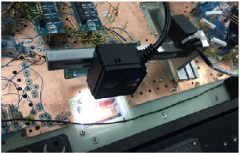 固定式讀碼器讀取PCB鐳雕碼低對比度