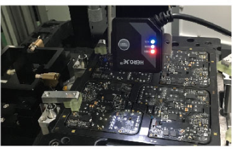 PCB上的鏤空二維碼讀取